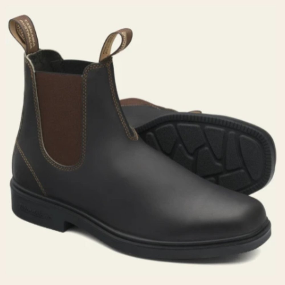 Blundstone 062 Stout Brown Men's Chelsea Boots - 10 US